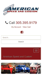Mobile Screenshot of americanspeedandcustom.com